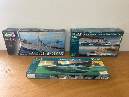 German Submarine Carrier & Cruiser Models