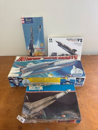Assortment of Rocket / Space Craft Models