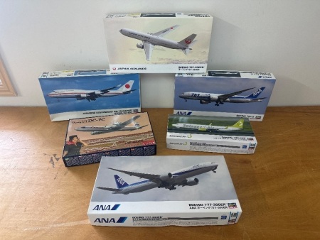 6 x Japanese Airline Models