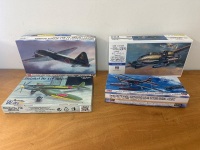 4 x Japanese Military Aeroplane Models
