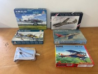 6 x German Military Aeroplane Models