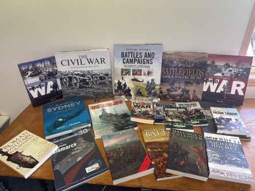 Selection of Battlefield & War Books