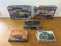 5 x German Tank Models
