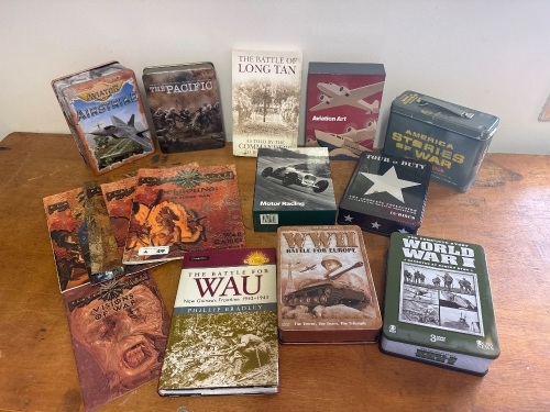 Lot of Various Books, Magazines & DVDs