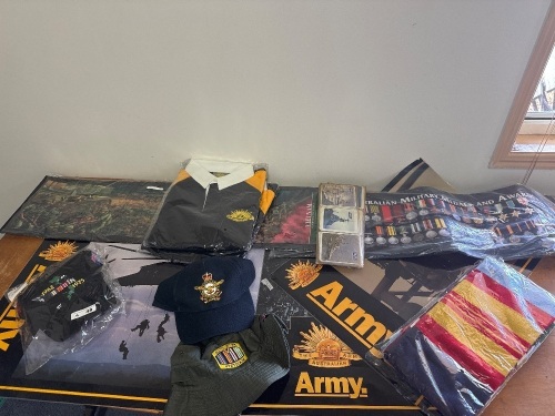 Assortment Australian Army Merchandise