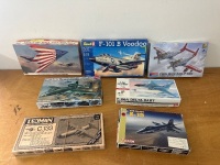 7 x US Military Aeroplane Models