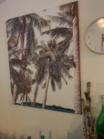 4 x Boho Tribal Sticks, Dream Catcher + Large Beachy Print - 2