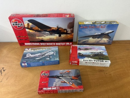 5 x British Army Aeroplane Models