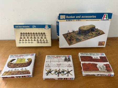 Assortment of Military Obstacles & Barricades
