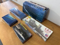 Assortment of Battleship & Submarine Models - 3