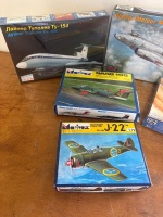 5 x Aeroplane Models inc Swedish Models - 2