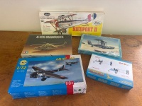 5 x Aeroplane Models