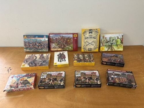 Roman Catapult & Infantry Models plus War Elephants Models