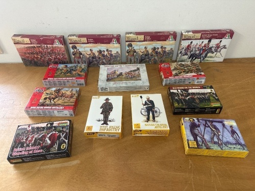 British Infantry & Artillery Models