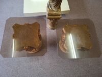 2 x Corinthian Style Column Base Side Tables - 2