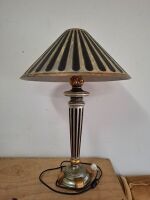 Large Black and Gold Lamp