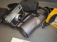 Mixed Camera Lot - Inc Hawkings Camera (boxed), Kodak Camera & Case, Fuji, Nikon, Canon Video Camera - 2