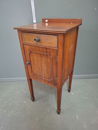 Late Victorian Mahogany Bedside Cabinet