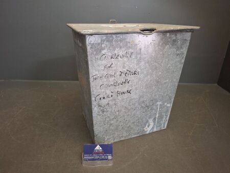Vintage Charleville Metal Ballot Box