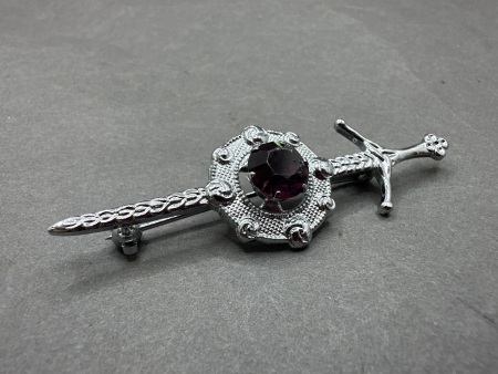 Scottish Kilt Brooch, Marked