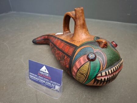 Water Goblin Jug - Hand Made and Painted