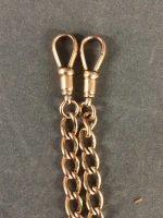 Edwardian 9ct Gold Fob Watch Chain - 4