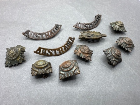 Lot of Australian Military Badges & Pins