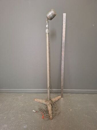Vintage Dynamike Microphone on Stand