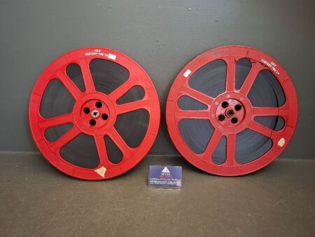 2 16mm Film Reels of 'The Dragon Slayer', 1970s