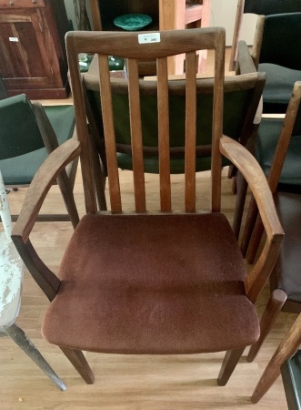 Mid Century Elbow / Carver Dining Chair