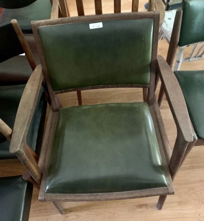 Mid Century Elbow / Carver Dining Chair