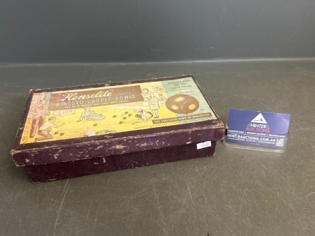 Original Henselite Carpet Bowls