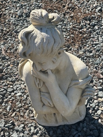 Concrete Lady Bust