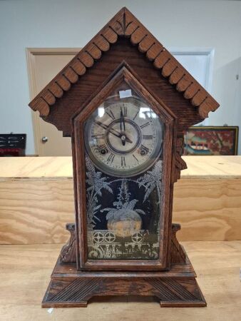 Vintage Ansonia Pendulum Clock with key