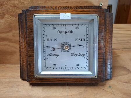 Vintage wall barometer