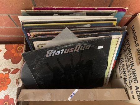 Asstd Lot of App. 20 LP Albums inc. Staus Quo, Uriah Heep, J.Cash etc