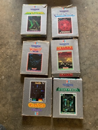 Lot of 6 Vintage Vectrex Games Casettes