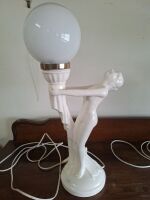 White porcelain lady lamp (CHOICE 7,8)