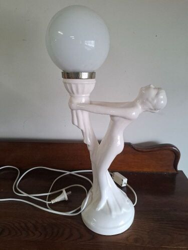 White porcelain lady lamp (CHOICE 7,8)