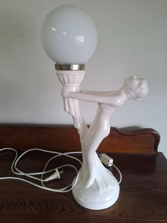 White porcelain lady lamp (CHOICE 7,8)