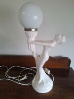 White porcelain lady lamp (CHOICE 7,8)