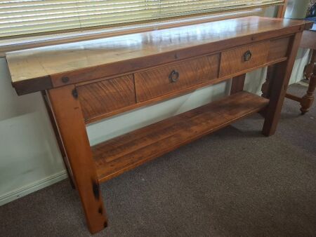 Heavy rustic sideboard