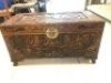 Chinese Carved Camphor Chest - 2