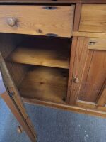 Pine kitchen hutch - 4