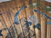 Large decorative Asian wall fan - 3