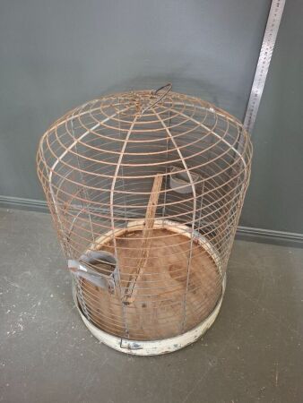 Vintage Wire Bird Cage