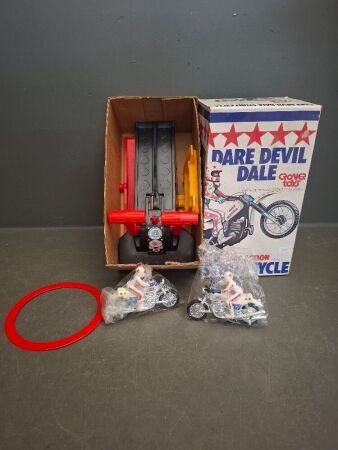 Dare Devil Dave Stunt Cycle as New in Original Box
