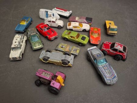 Lot of Vintage Match Box Cars