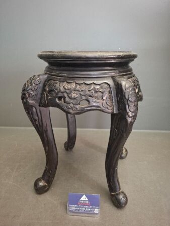 Antique Chinese Carved Plant Stand