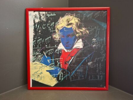 After Andy Warhol 'Beethoven' Framed Print